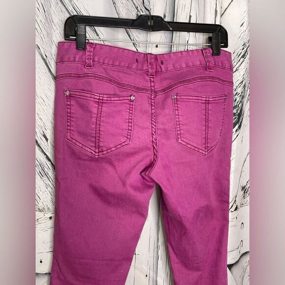 FP Free People Wild Berry Skinny Jeans Mid-Rise Stretch 28 - Picture 4 of 8